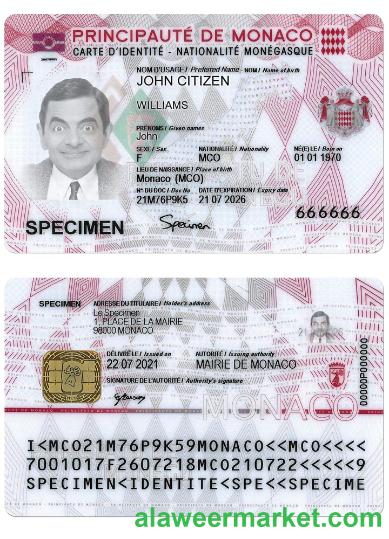 MONACO ID card